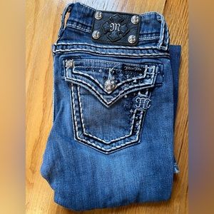 Miss Me Size 28 Embellished Flared Jeans